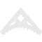 Ekena Millwork Pitch Wellington Architectural Grade PVC Gable Pediment, 36"W x 21"H x 1"P (14/12) GPP036X021X100WEL - alternate 4